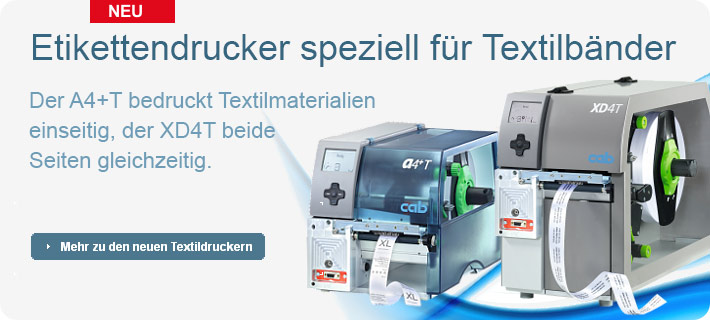 Neu: Etikettendrucker für Textilbänder