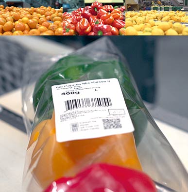 Packaging of fruit and vegetable