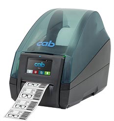 Label printer MACH 4S type B with tear-off edge