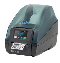 Label printer MACH 4S type P with peel-off function