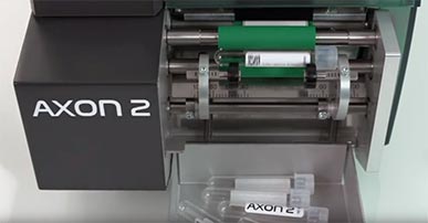 Tube labeling system AXON 2