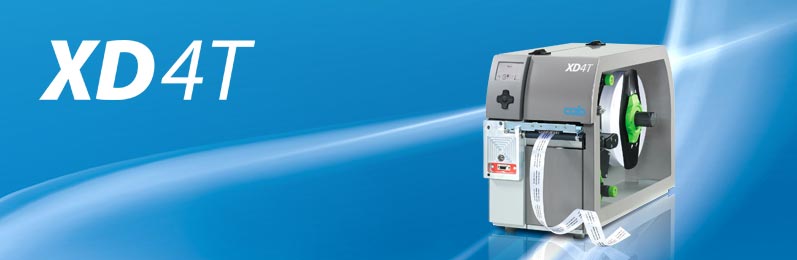 Imprimante d'étiquettes cab XD4T pour l'impression recto verso