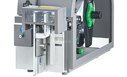 Stacker with cutter