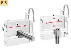 Pinza cruzada para un perfil de 50 x 50 mm