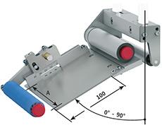 Spendeköpfe SKE/ARS 0-90° einstellbar mit Andruckrolle