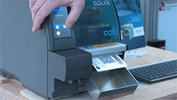 Label printer SQUIX with cutter