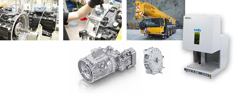 ZF Getriebe, Mobilkran, Beschriftungslaser XENO 1