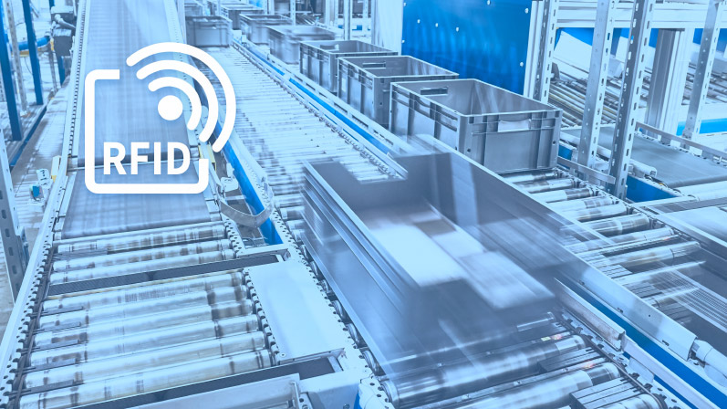 RFID-Technik im Förderband