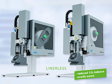 cab linerless print and apply system HERMES QL