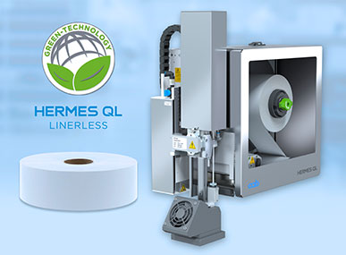Linerless- Druck- und Etikettiersysteme HERMES QL