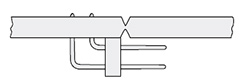 Protruding components need a recessed linear blade