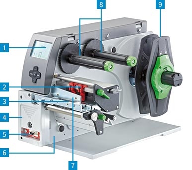 Label printer A4+T