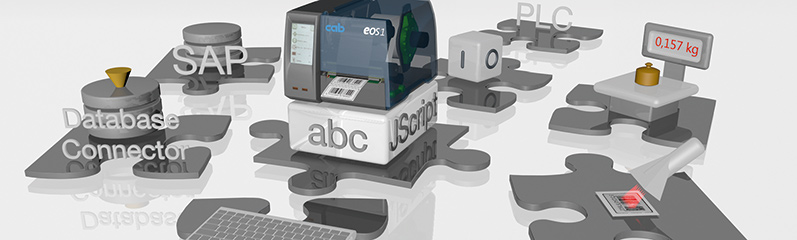 Integration of cab label printers