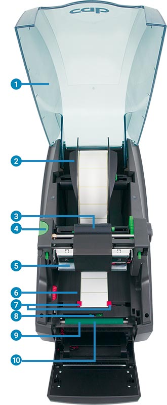 Imprimante d'étiquettes textile CAB Squix 4MT - Haute qualité