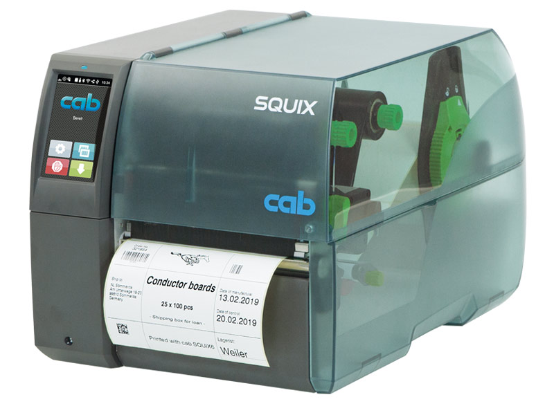 Imprimante d'étiquettes CAB SQUIX 4 - Transfert Thermique de Qualité