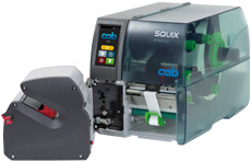 Label printer SQUIX with WICON, pivoted
