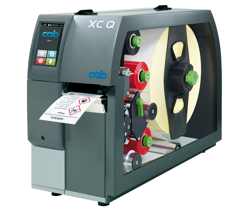 Afsky charter Merchandising Label printers XC Q - Printing in one operation with two colors | cab