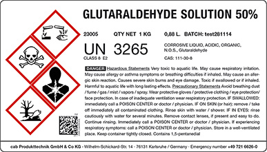 Sample label