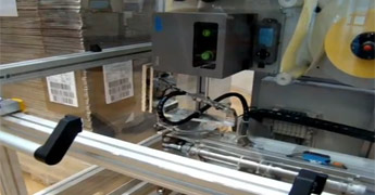 Module d'impression cab PX - étiquetage de palettes sur YouTube Vidéo PX sur YouTube