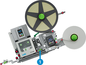Labeling head IXOR with print module PX QS