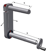 Unit retainer precisely adjustable
