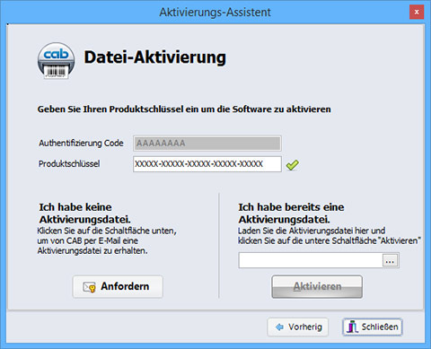 Authentifizierungscode