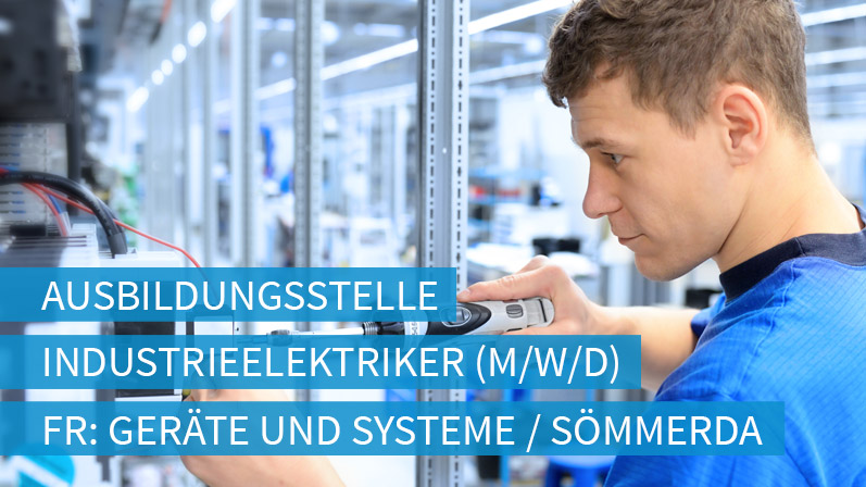 Stellenangebot: Auszubildender als Industrieelektriker (m/w/d) Stellenangebot: Auszubildender als Industrieelektriker (m/w/d)