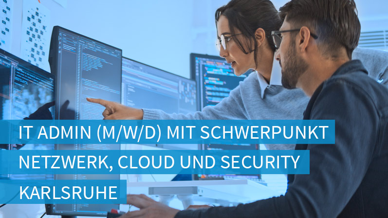 Stellenangebot IT Admin Netzwerk