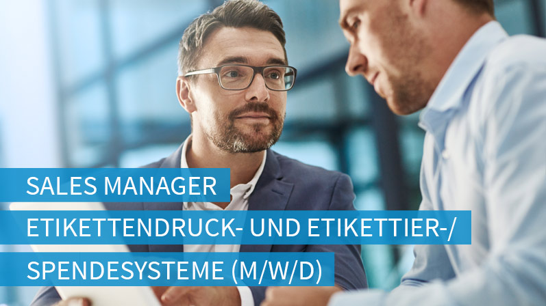 Stellenangebot: Sales Manager Etikettendruck- und Etikettier-/Spendesysteme (m/w/d) 